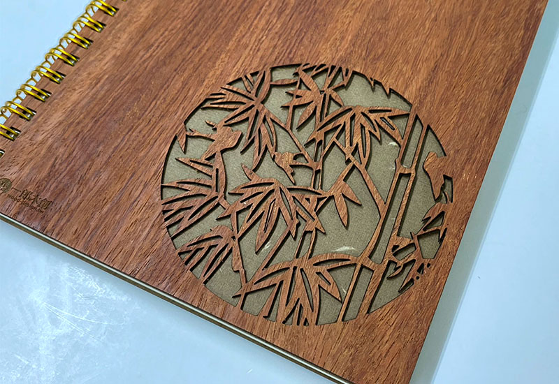 無垢線圈筆記本-竹